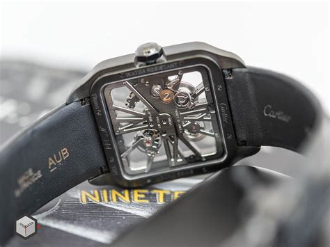 cartier santos dumont carbon skeleton titanium